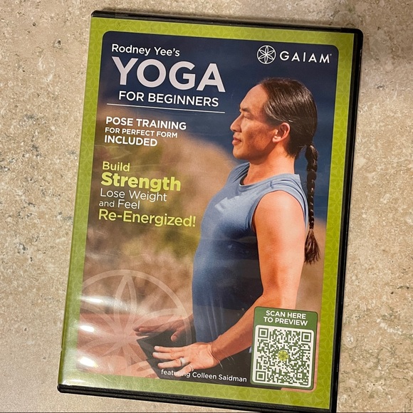 Gaiam 4 Yoga DVD set and Rodney Yee Yoga for Beginners DVD - Picture 3 of 3